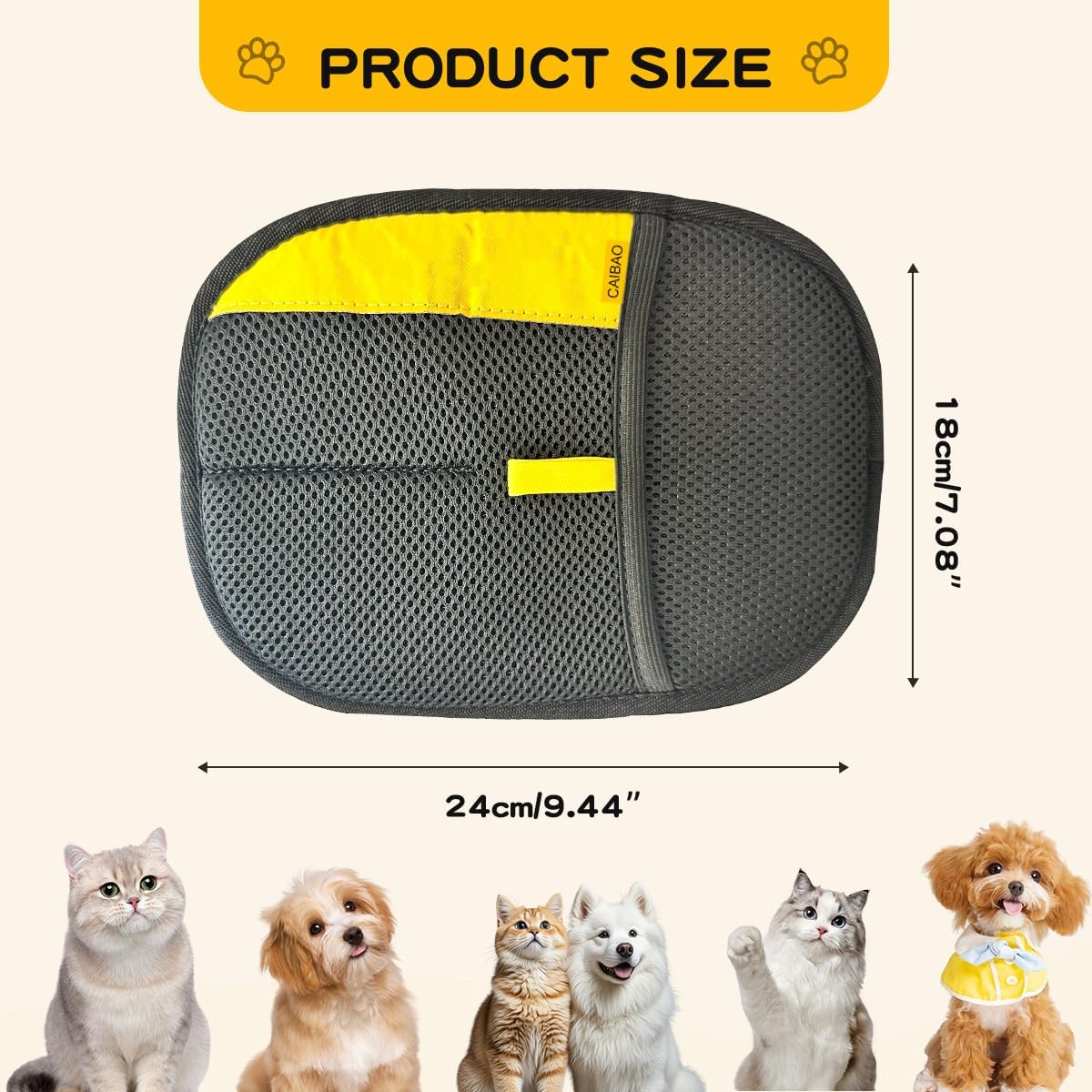 PetPal Reusable Pet Hair Removal Gloves
