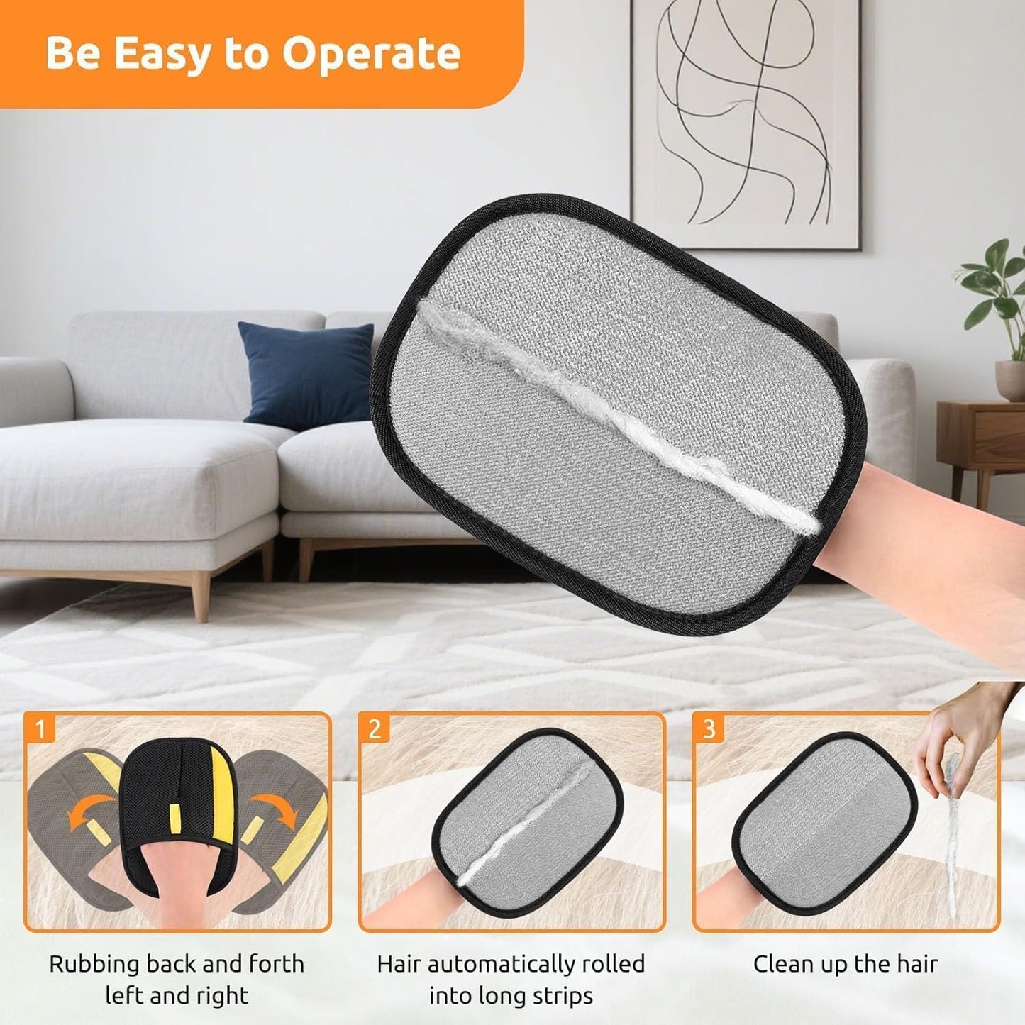 PetPal Reusable Pet Hair Removal Gloves