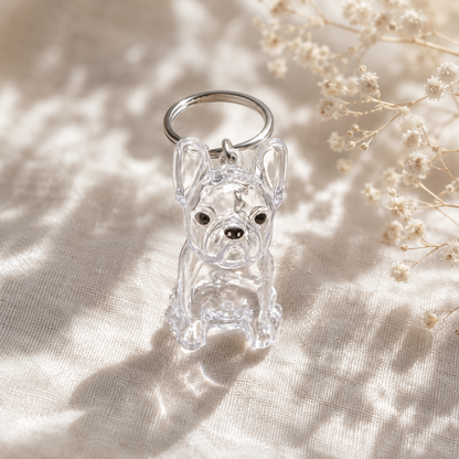 Dogs Hair Storage Pendant Cute Keychain Bag Pendant Couple Car Key Chains Jewelry Souvenir Collection Gift Decor Dog Accessories