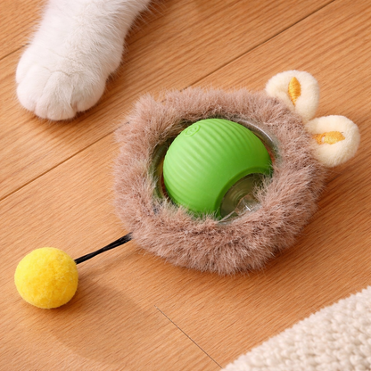 PurrBall Interactive Ball Toy with Tail for Cats