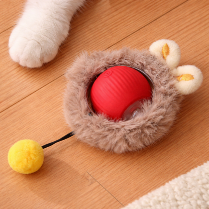 PurrBall Interactive Ball Toy with Tail for Cats