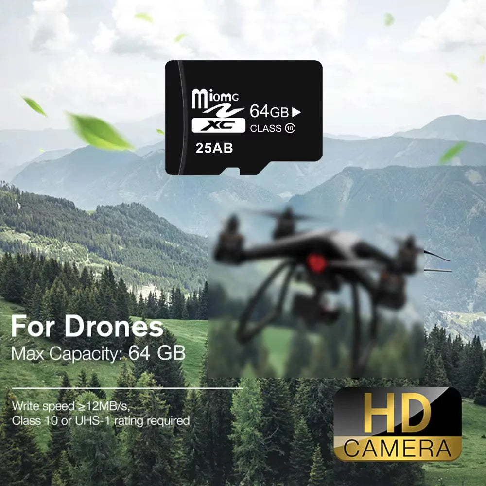 10 Categories High-Speed Memory Card 4GB 8GB 16GB 32GB 64GB 128GB Sd Card Mini TF Card Is Used to Monitor the Drone Tachograph