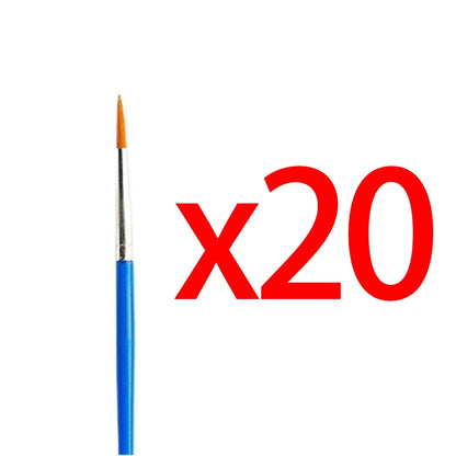5-200Pcs Paint Brushes Set for Kids Acrylic with Flat round Pointed Paint Brushes Craft Watercolor Oil Painting Brushes