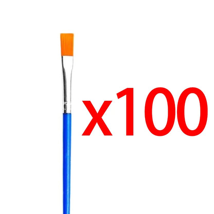 5-200Pcs Paint Brushes Set for Kids Acrylic with Flat round Pointed Paint Brushes Craft Watercolor Oil Painting Brushes
