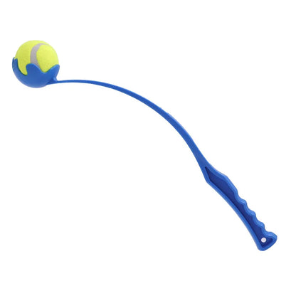 Pet Throwing Fetch Stick Toy - Ball Launcher for Dogs Cats