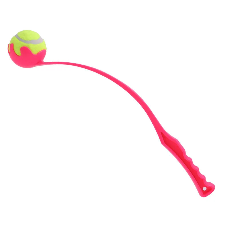 Pet Throwing Fetch Stick Toy - Ball Launcher for Dogs Cats