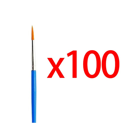5-200Pcs Paint Brushes Set for Kids Acrylic with Flat round Pointed Paint Brushes Craft Watercolor Oil Painting Brushes