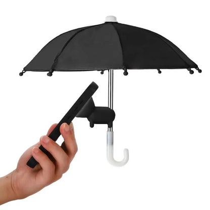 Beach Phone Umbrella – Anti-Peep Sun Shade Holder with Suction Cup, Waterproof Outdoor Phone Stand