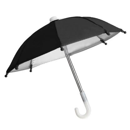 Beach Phone Umbrella – Anti-Peep Sun Shade Holder with Suction Cup, Waterproof Outdoor Phone Stand